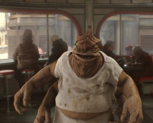 Dex in his diner on Coruscant.
