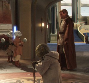 Obi-Wan visits Yoda in 'Star Wars: Episode II, Attack of the Clones'
